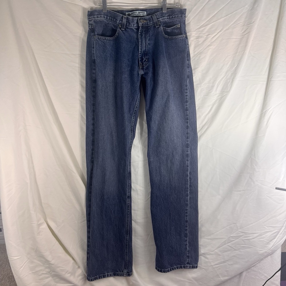 Harley Davidson Motorclothes Jeans Men's 34x36 Motorcycle Grunge Y2K Rugged